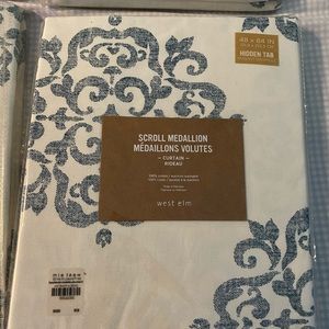 Brand new West Elm window panels